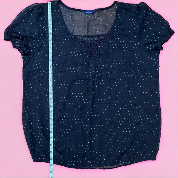 [L] REITMANS Black blouse - Picture 6 of 7